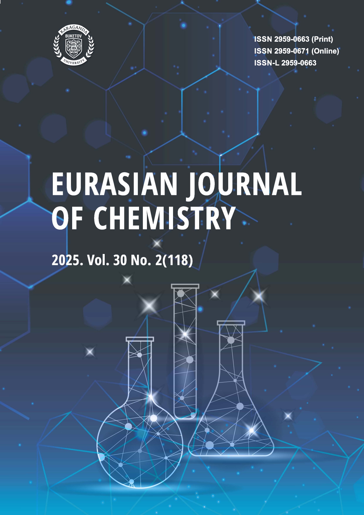 					View Vol. 30 No. 2(118) (2025): Eurasian Journal of Chemistry
				