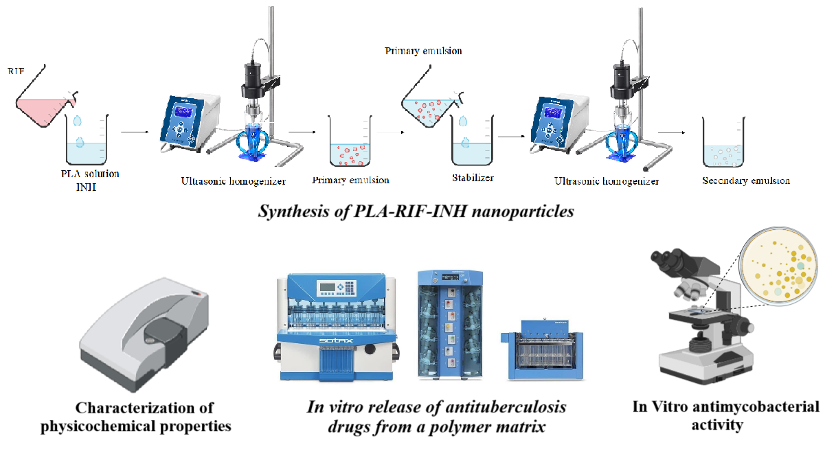 Polylactide Acid-Based Nanoparticles for Controlled Delivery of Isoniazid and Rifampicin: Synthesis, Characterization, and In Vitro Release Study
